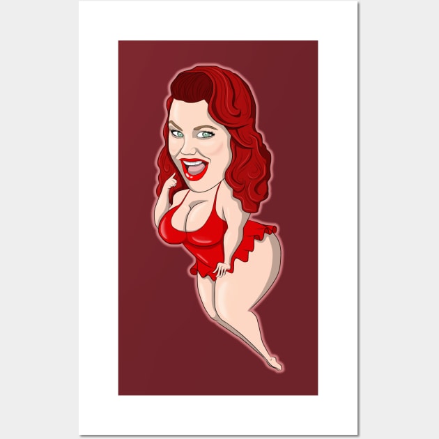 ruby roxx Wall Art by bobgoodallart